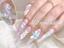 エムズ ネイルサロン(M2)/スカルプマーブル姫ネイル