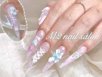 エムズ ネイルサロン(M2)/スカルプマーブル姫ネイル