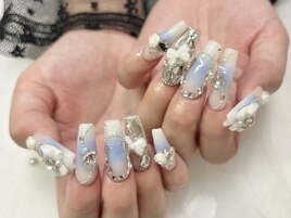 スカルプ/ロングネイル/長さ出し