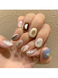 ちぐはぐネイル