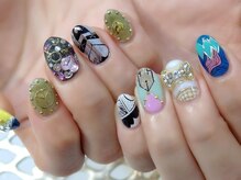 ラルネイル 大宮(Lull. nail)/#モチーフアート#推しネイル