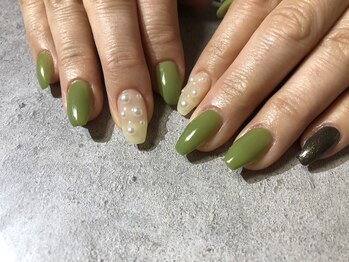 立体パールネイル