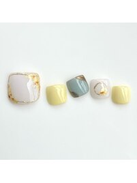 春　ミモザ　ミラー　フット