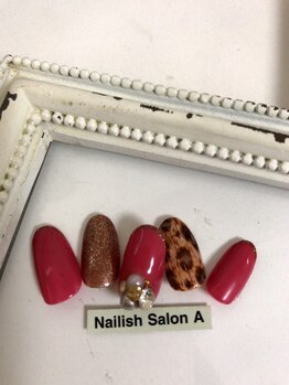 ネイリッシュサロン エー(Nailish Salon A)/2016冬 ハラコネイル