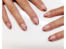 ネイルサロン アイル(nail salon i’ll)/シンプル変形フレンチ☆