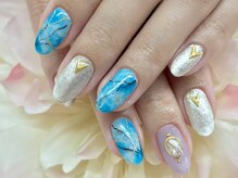 ディーネイル 京橋(D-nail)/立和名/ターコイズネイル