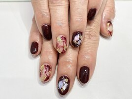 くすみニュアンスネイル☆