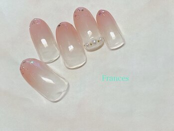 フランセス(Frances)/グラデーション　ラメ散らし