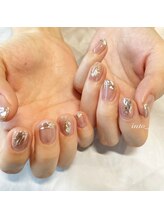 ネイルサロン イントゥ(into_)/ニュアンス　ミラーフレンチ