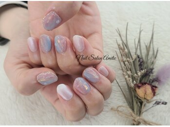 ネイルサロン アミティエ(Nail Salon Amitie)/水滴Nail*。。。↑施術nail*