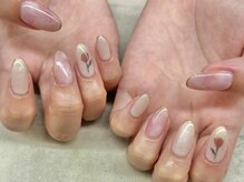 ネイルサロン ドゥ(Nail Salon Doux)/（平田）ニュアンスチューリップ