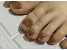 カルフールノア 綾瀬店(carrefour Noa)/フット韓国風グリッターネイル