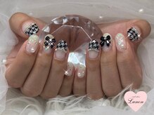 ルノン(Lunon)/千鳥柄ネイル