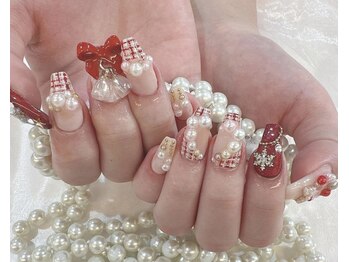 ティナ ネイルスタジオ(Tina Nail Studio)/長さだしつける放題デザイン