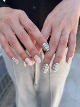 コウメ(KOUME)/チェックネイル