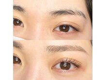 フィグ(fig)の雰囲気(骨格に合わせたナチュラルな眉、まつ毛の上げ方も選べます。)