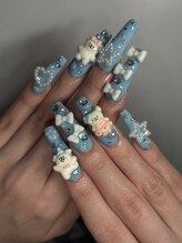 エクアネイルズ(Akuwa nails)/スカルプ◆150分アートやり放題
