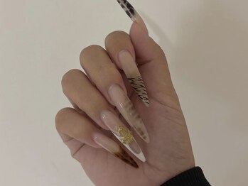 アイネイルズ 四条河原町店(I-nails)/ブラウン海外ネイル