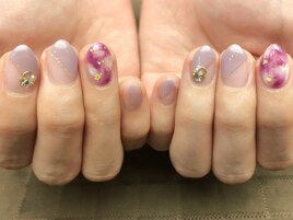 タイダイ×金箔