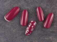 サンミーゴネイル 神戸店(Sunmego Nail)/メタリックレオパードネイル