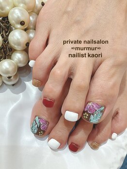 プライベート ネイルサロン マーマ(murmur)/ボタニカルフラワー