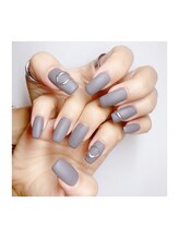 ビューティービースト フォー ネイルアンドアイラッシュ 松浜店(beauty:beast)/マットグレーネイル☆