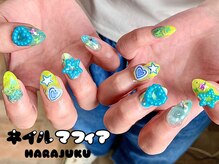 ネイルマフィア 原宿(NAIL MAFIA)/炭酸カラーのポップネイル☆