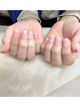 ヒールネイル(heal nail)/桜グラデーションnail.