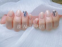 ビーネイル 新松戸(BE NAIL)/アート2本コースリボンかわいい