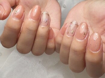 ノンノンネイル(Nonnon.nail)/オレンジベージュ