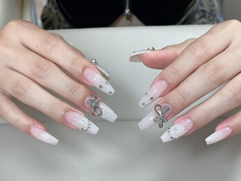 エンジェルズ ネイル サロン(Angel’s nail salon)/お持ち込みデザイン白