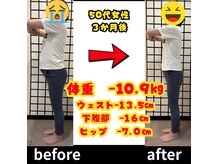 円山カラダの雰囲気（痩せづらくなる40代以降の方でもこれだけ変わっていただけます！）