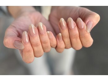 グラデーション/ラメ/シンプル