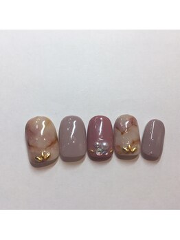 クリスタルネイル ボンベルタ橘店(CRYSTAL NAIL)/大理石ネイル