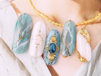 ネイルサロンフォーユー(for u)/大理石ネイル￥8980