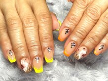 スーン(S∞N)/3Ｄフラワー★フレンチネイル