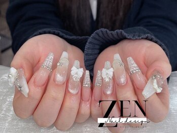 ゼン ネイル デザイン 池袋(ZEN NAIL DESIGN)/* 長 さだしやり放題×つけ放題