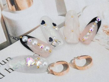 キュラス ネイルサロン(Culus nail salon)の写真/【当店1番人気☆バイオ+シンプルArt¥4790】バイオジェルでツヤ＆モチ◎派手にしたい方はArt10本¥6220も！