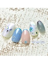 ネイルサロン クイル(QUILL)/４月FLOWER（２）