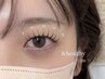 ＆healthy(アンドヘルシー)まつげパーマ×フラットラッシュ120本[マツエク]