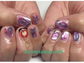 水滴と林檎アート