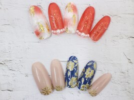 華やか　アートネイル