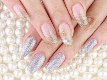 フラッシュネイル SORIO宝塚店/ラメグラプラス◇/ワンカラー◇