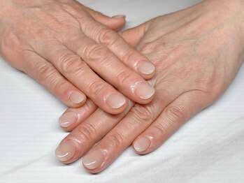 ユユネイル(yuyu nail)/【深爪】一瞬で美爪+ワンカラー