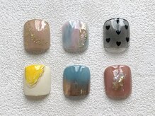 エクラ(e'clat)/フットネイル　親指デザイン