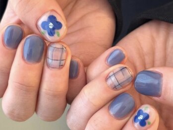 ソラ(sora)/ハンド☆フレンチラメ入りアート