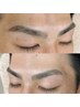メンズ似合わせ眉毛アイブロウWAX(間引き、メイク仕上げ込)¥4900