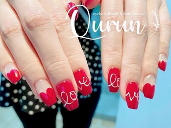 クルン 大阪 御幣島(Qurun)の写真/【シンプルだからこそ技術の高さが光る☆】とことんこだわった美しいフォルムで、あなたの指先をキレイに♪