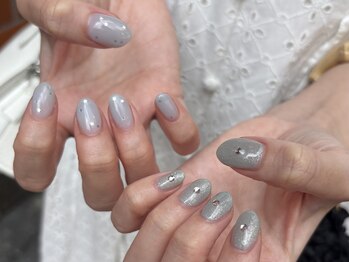 ネイルサロン アビー 新宿東口店(abbie)/ちぐはぐネイル ¥9,625