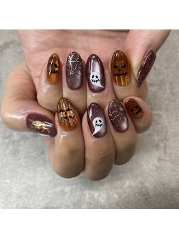 ネイルサロンファストネイルプラス 新宿店(FAST NAIL PLUS)/2025秋ネイル【ハロウィン】